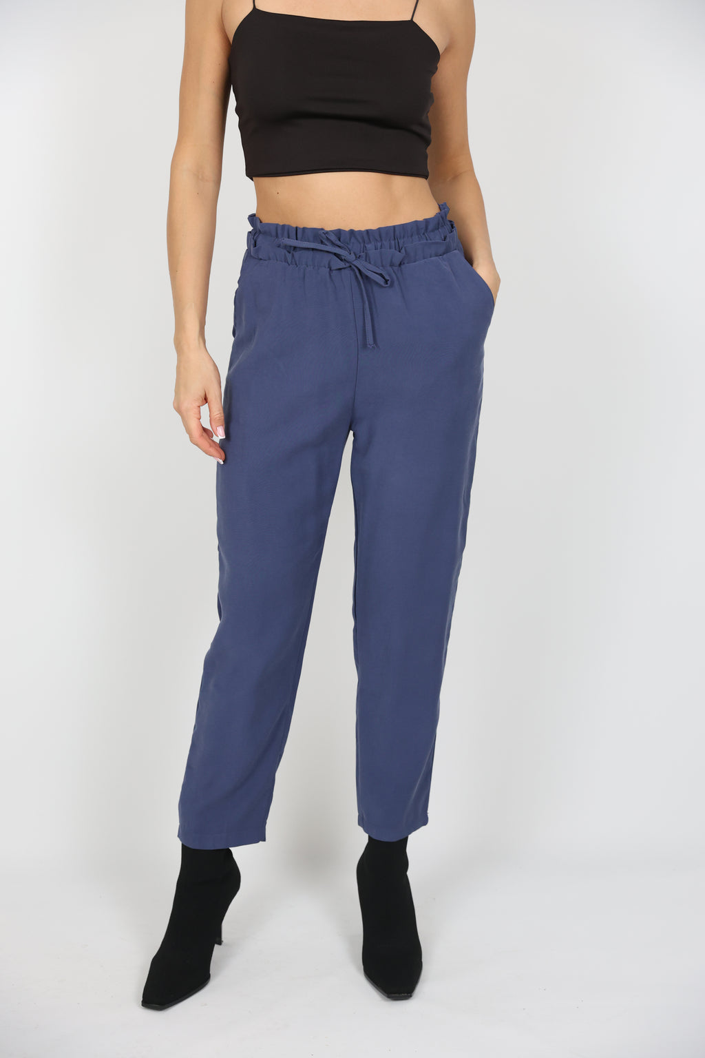 Rahat Kesim Beli Lastikli Pantolon