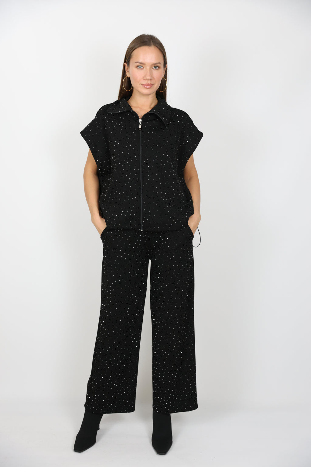 Taşlı Eşofman Takımı