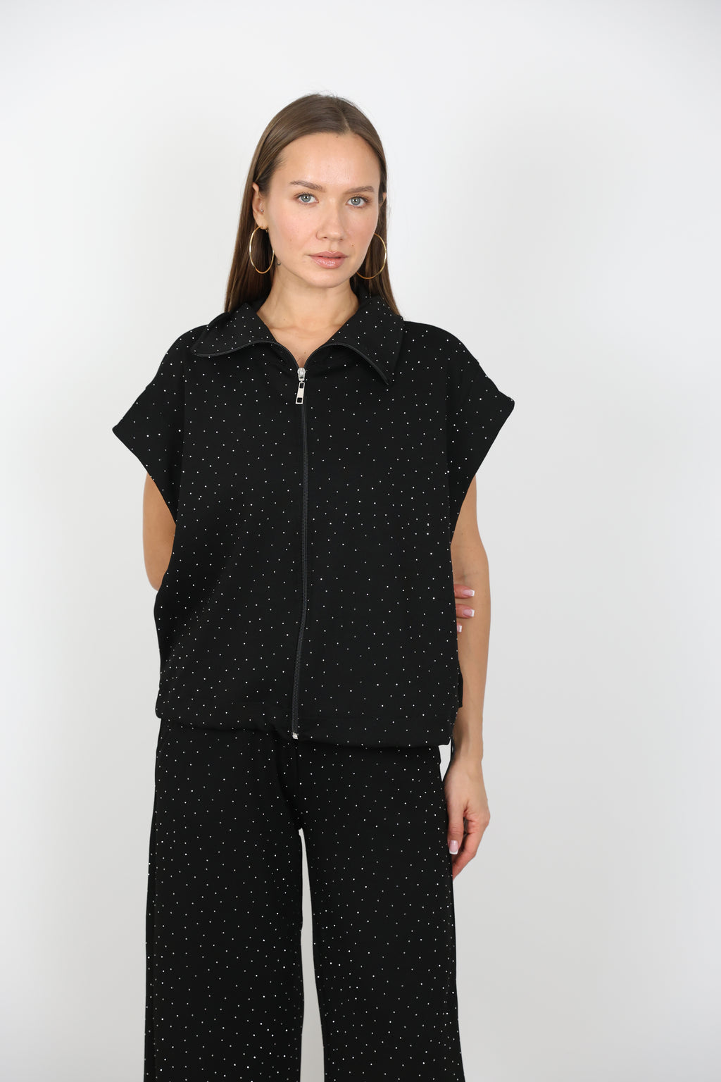 Taşlı Eşofman Takımı