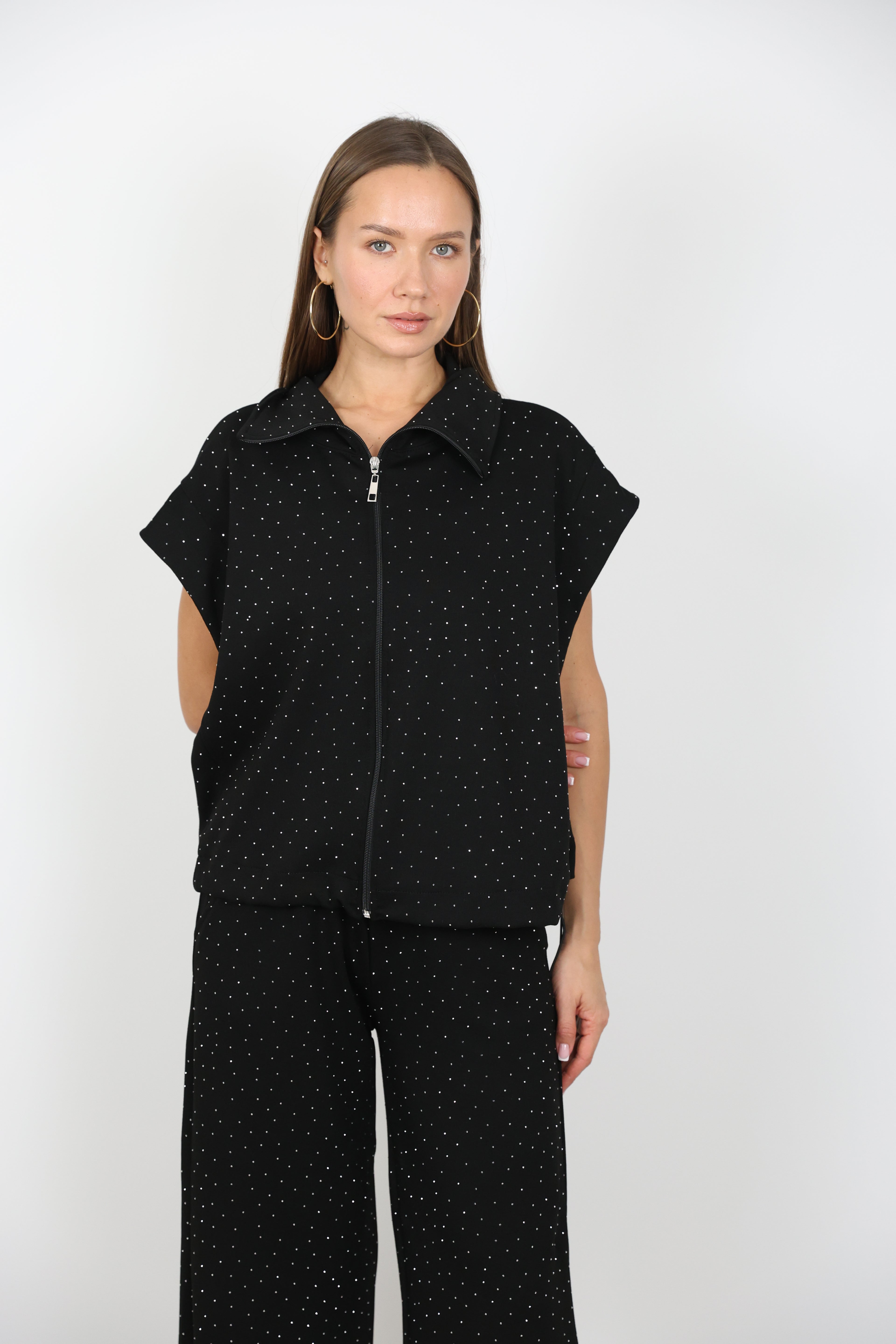 Taşlı Eşofman Takımı