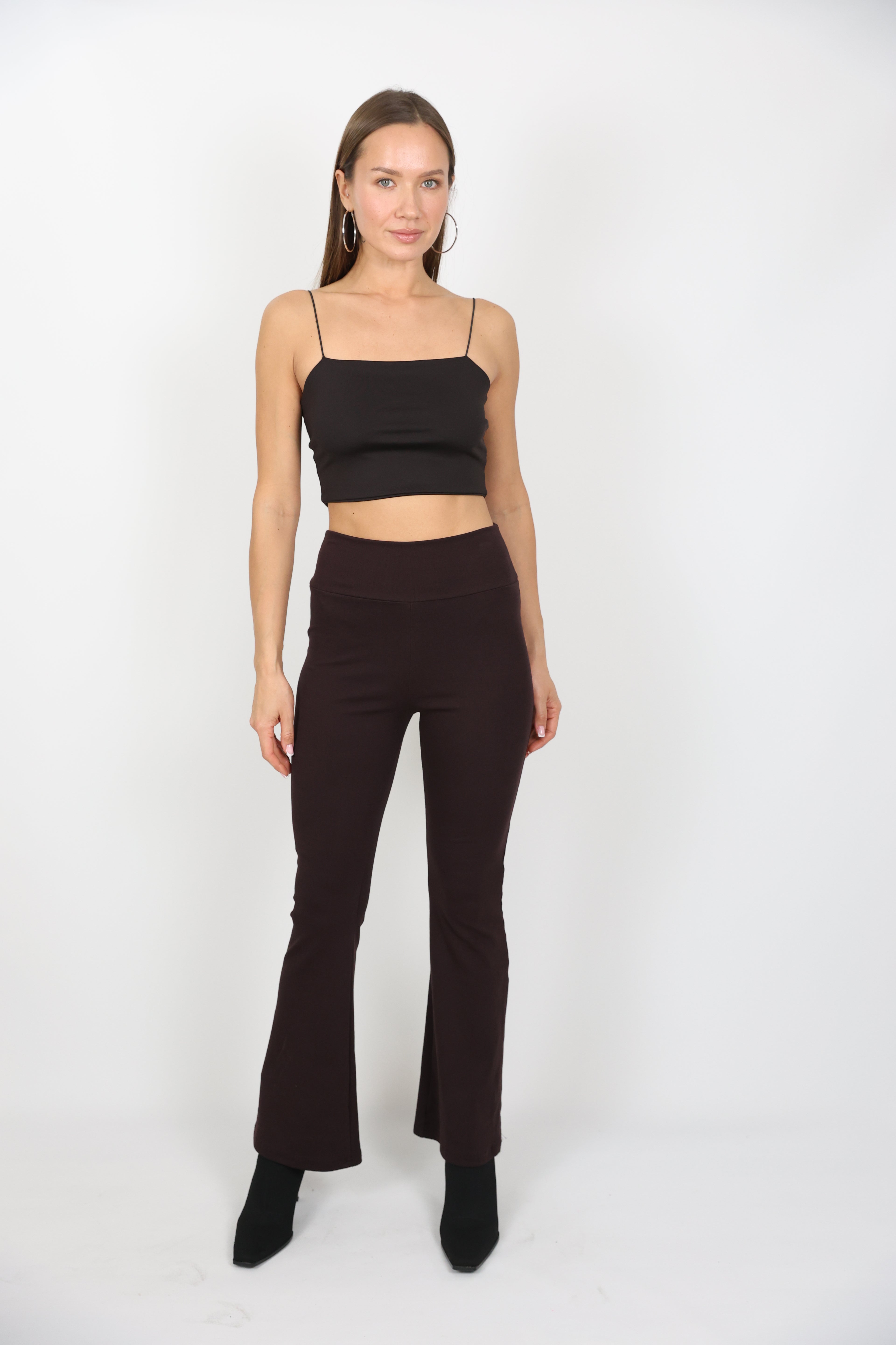 Pamuklu İspanyol Paça Marka Tayt