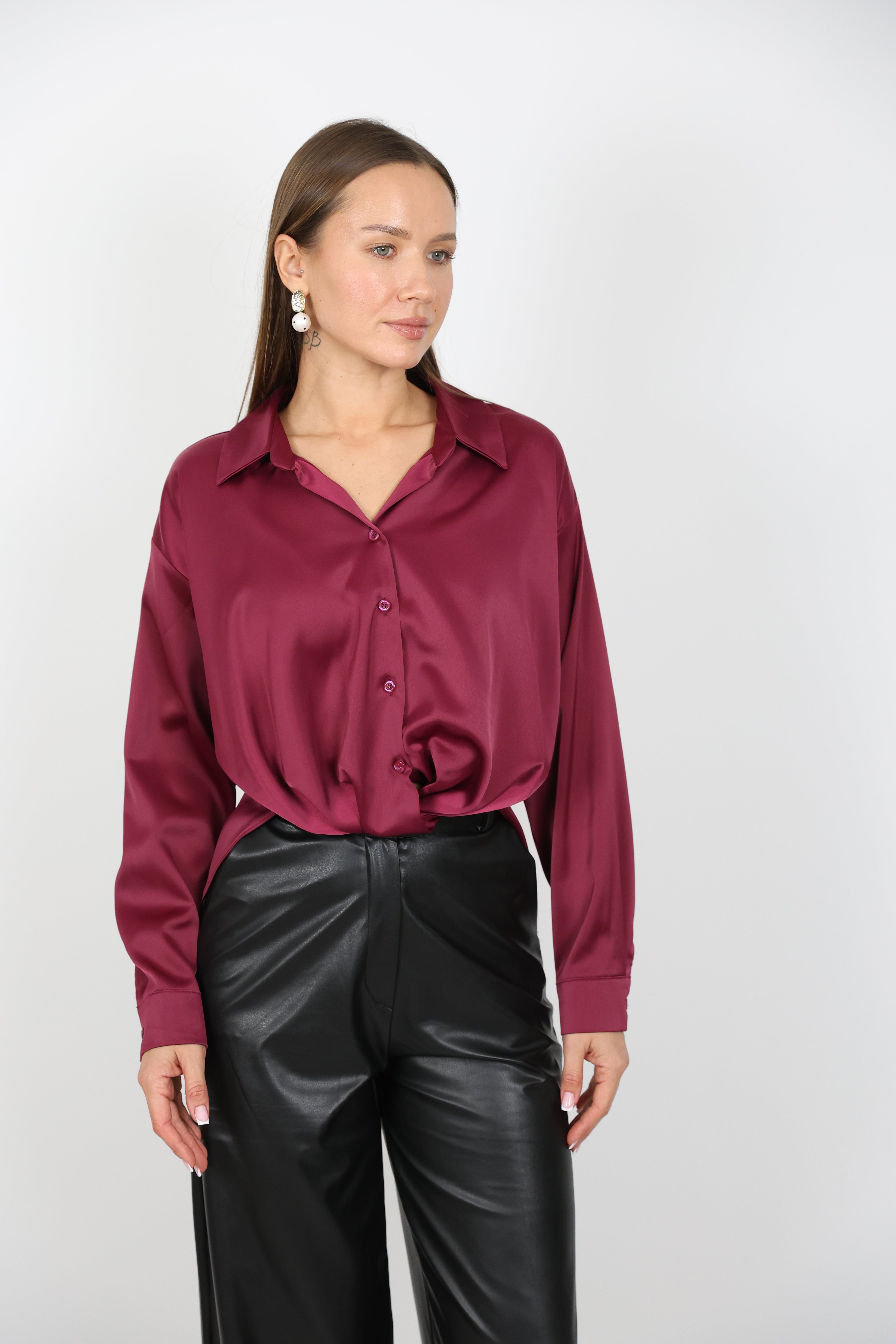 Bağlama Görünümlü Gömlek