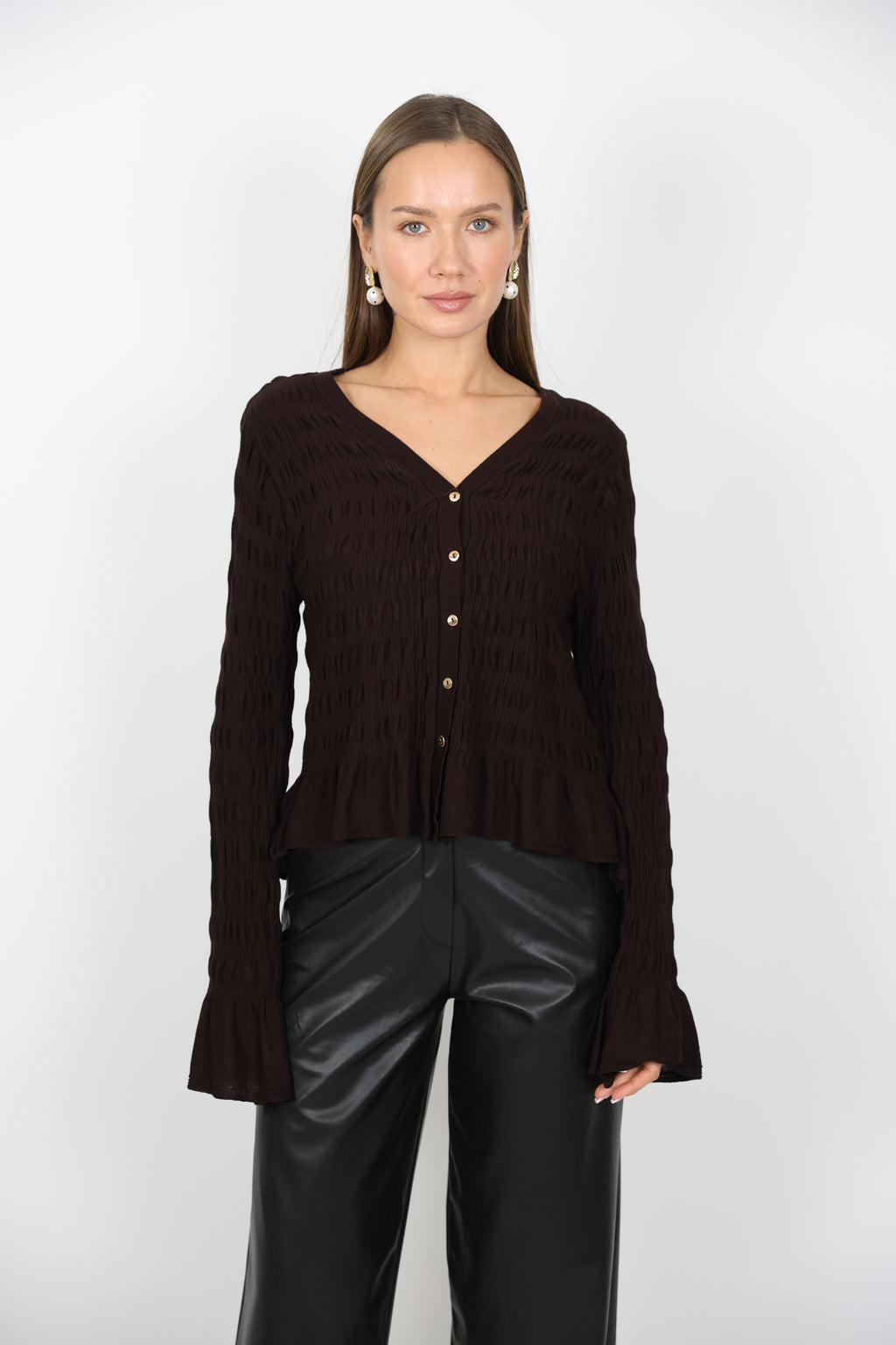 Bürümcük Kahverengi Triko