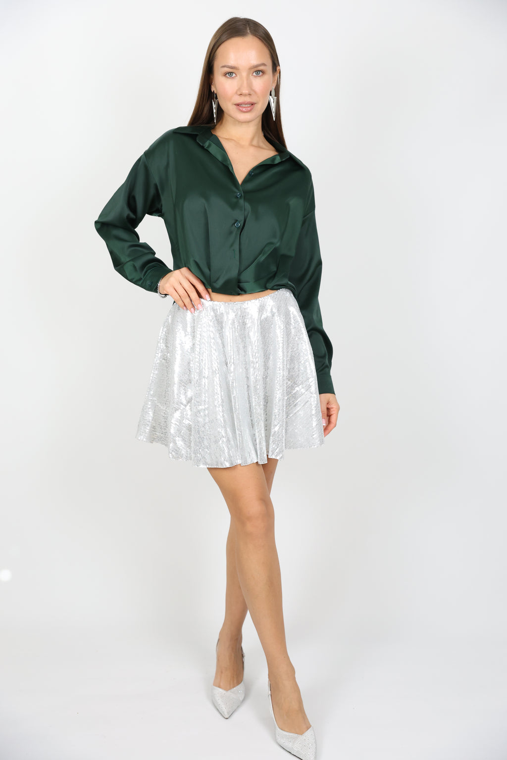 Bağlama Görünümlü Gömlek