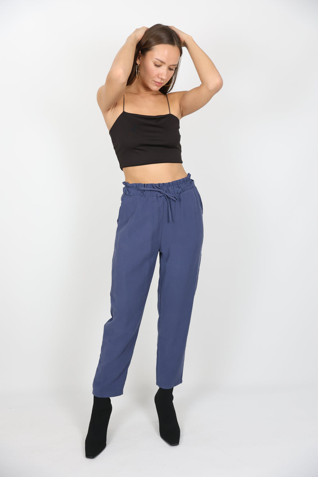 Rahat Kesim Beli Lastikli Pantolon