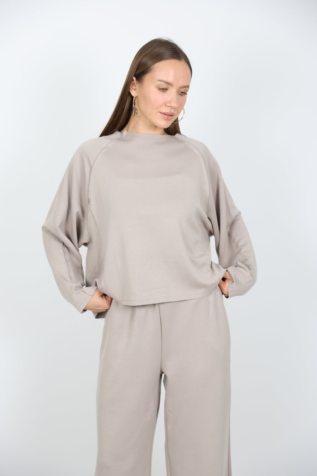 Modal Karışımlı Yumuşak Dokulu Marka Takım