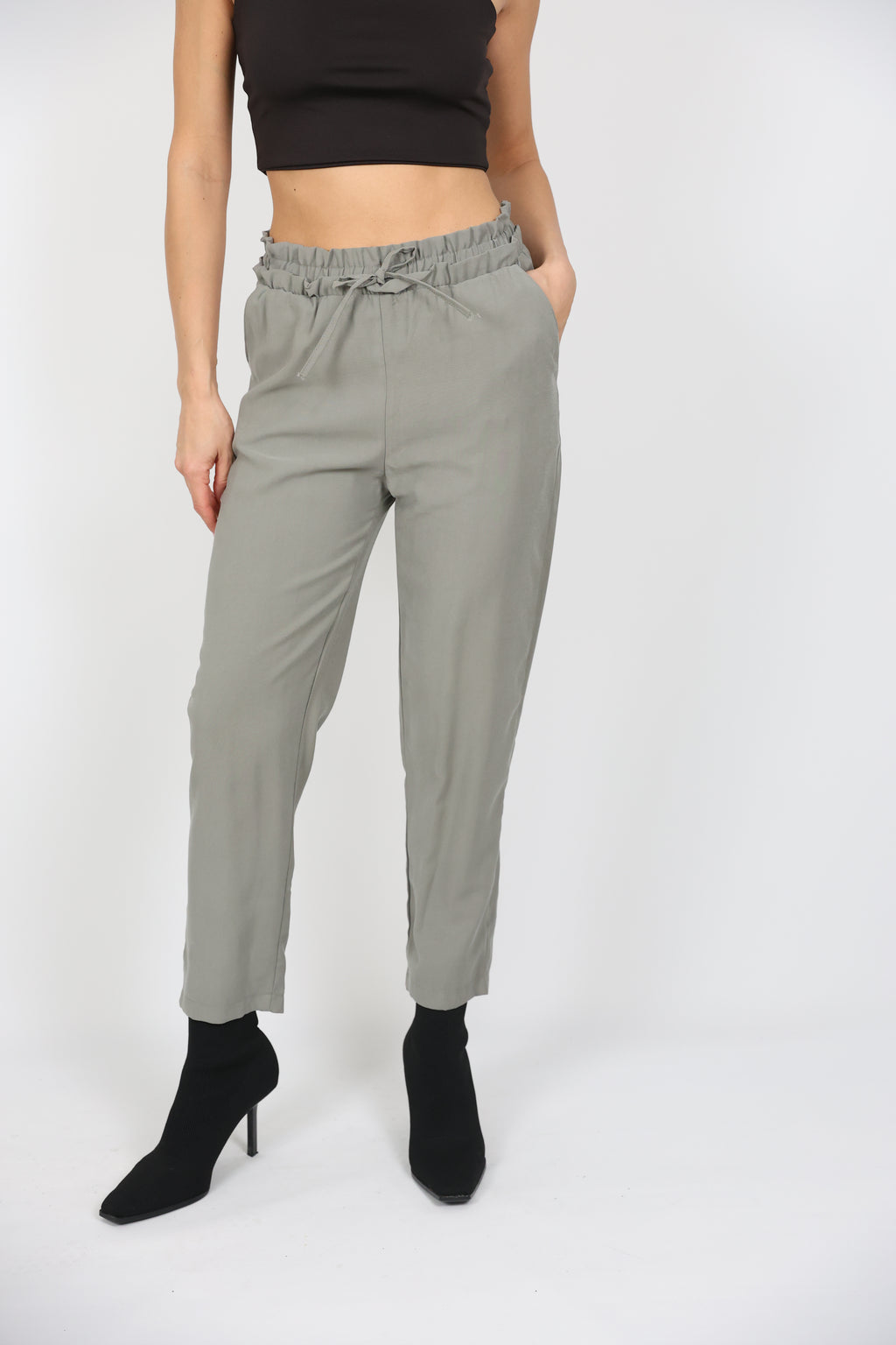 Rahat Kesim Beli Lastikli Pantolon