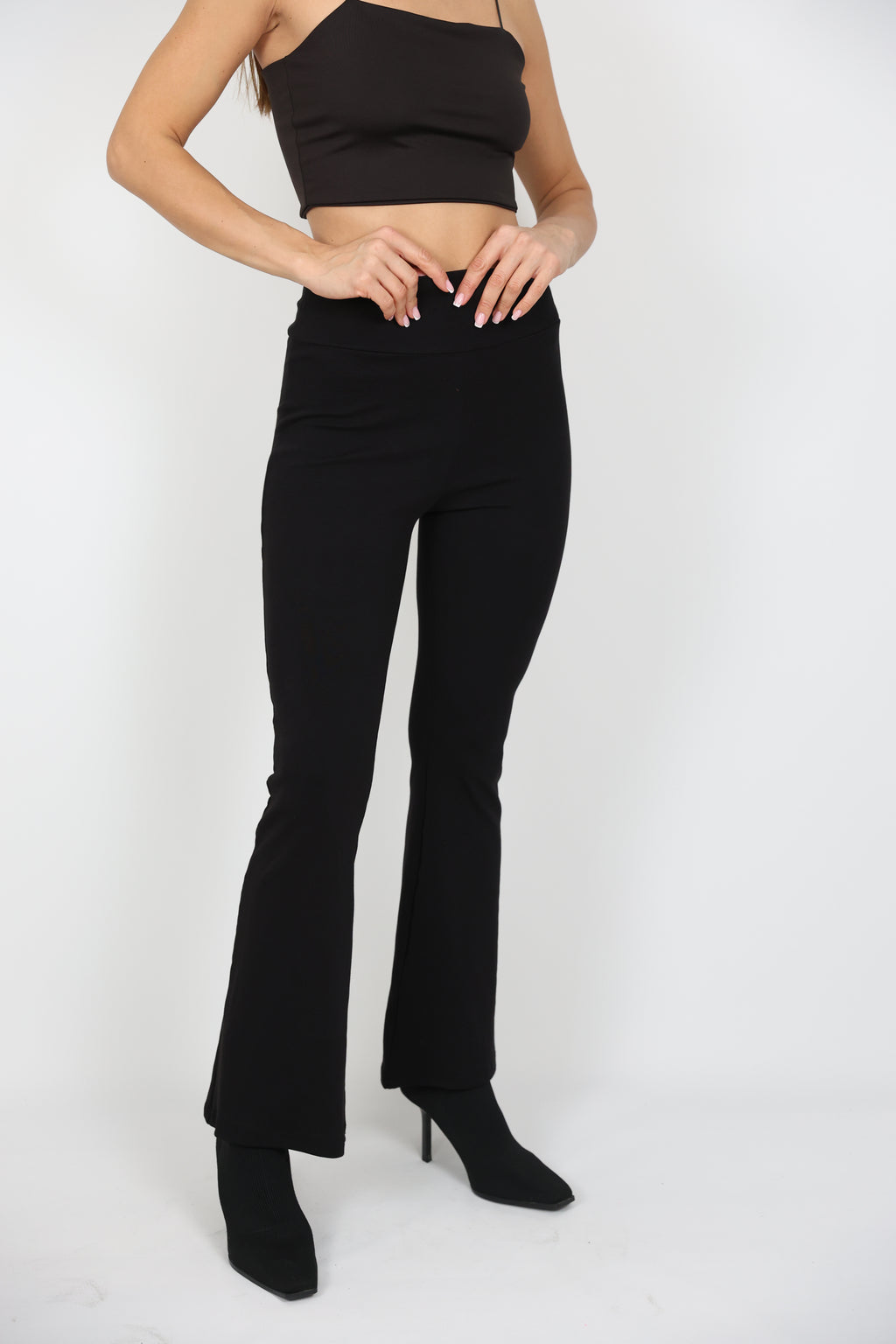 Pamuklu İspanyol Paça Marka Tayt