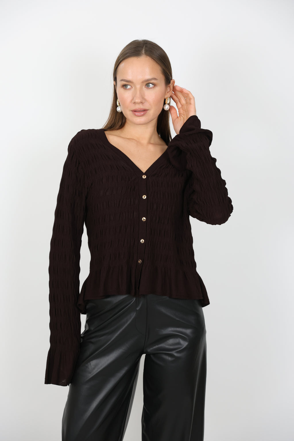 Bürümcük Kahverengi Triko