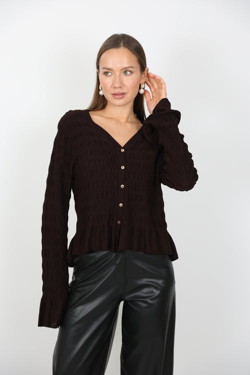 Bürümcük Kahverengi Triko