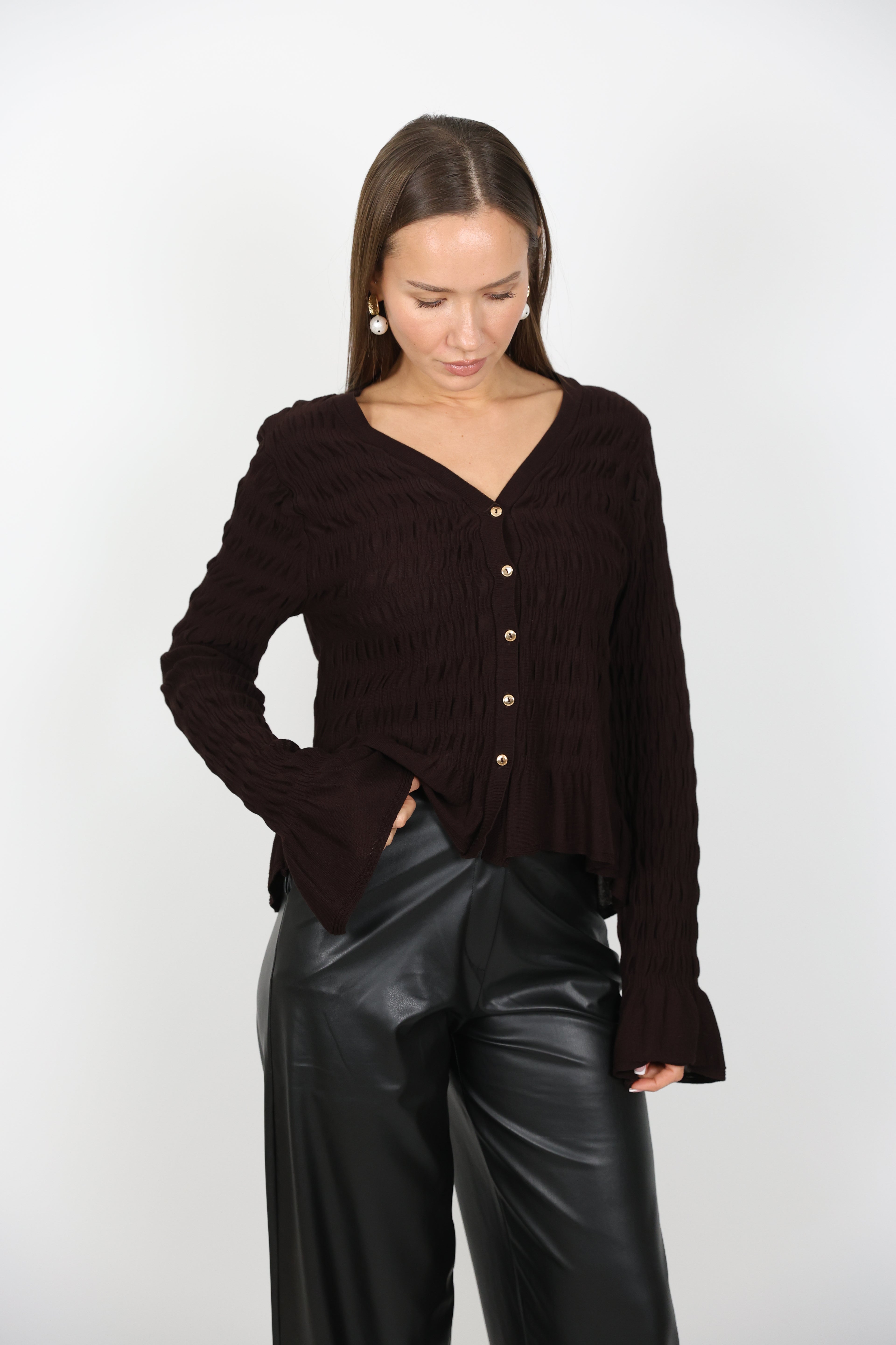 Bürümcük Kahverengi Triko